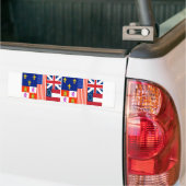 ZWEI Pensacola-Flagge Autoaufkleber (Auf Lkw)