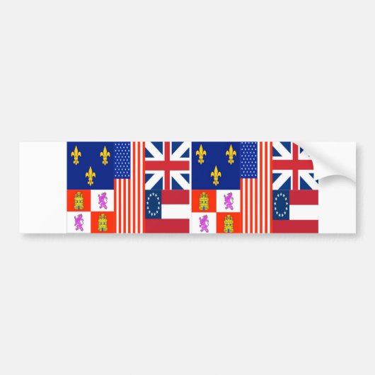 ZWEI Pensacola-Flagge Autoaufkleber (Vorne)