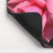 zwei perfekte Blume in heißen rosa Rose. Liebe Mousepad (Ecke)