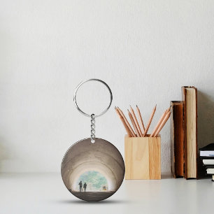 Zwei Personen auf dem Schlüsselanhänger