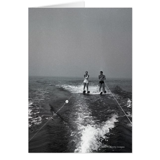 Zwei Personen Wasserski (Vorne)