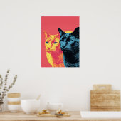 Zwei Perspektiven: Kernfusion Poster (Küche)