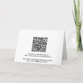 Zwei Pferde 50 Jahre Karte (Rückseite)