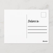 Zwei Pferde auf einer Farm-Postkarte Postkarte (Rückseite)