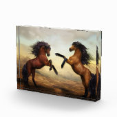 Zwei Pferde Fotoblock (Rechts)