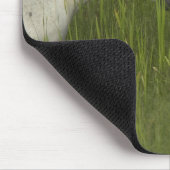 Zwei Pferde fressen Gras Mousepad (Ecke)
