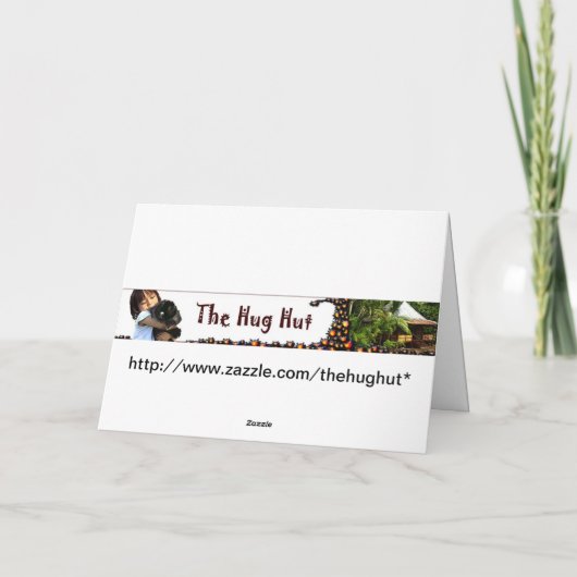 Zwei Pferde in der Koppel, Karte (Rückseite)