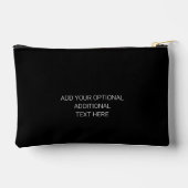 Zwei Pferde in der Liebe Schwarz-weißes Pferdefreu Zubehörtasche (Rückseite)