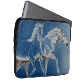 Zwei Pferde Laptopschutzhülle (Vorne Rechts)