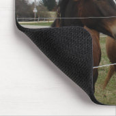 Zwei Pferde Mousepad (Ecke)