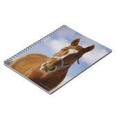 Zwei Pferde Notizblock (Linke Seite)