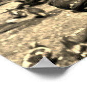 Zwei Pferde Poster (Ecke)