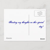 Zwei Pferde Postkarte (Rückseite)