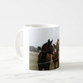 Zwei Pferde Tasse (Vorderseite Links)