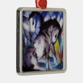Zwei Pferde (von Franz Marc) Ornament Aus Metall (Rechts)
