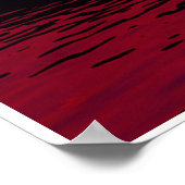 zwei Pferde vor Sonnenuntergang Poster (Ecke)