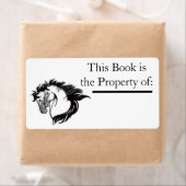 Zwei Pferdeköpfe - Etikett (Insitu)