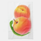 Zwei Pfirsiche Geschirrtuch (Vertikal)