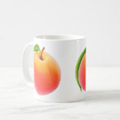 Zwei Pfirsiche Kaffeetasse (Vorderseite Links)