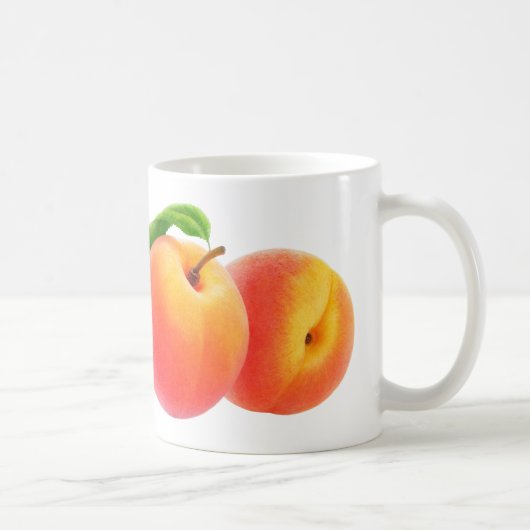 Zwei Pfirsiche Kaffeetasse (Rechts)