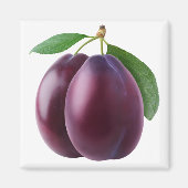 Zwei Pflaumen Magnet (Vorne)