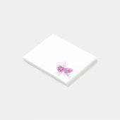 Zwei Pflaumenkiefern zeichnend Kunstposten Post-it Klebezettel (angewinkelt)