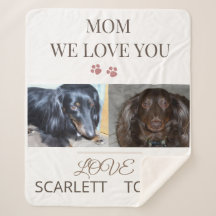 Zwei Pfoten, eine liebevolle Mutter