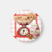 Zwei Pfund Niedlich Magnet (Vorne)