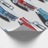 Zwei Pickups Geschenkpapier (Ecke)