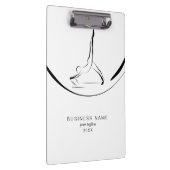 Zwei Pilates-Posen auf dem Reformer | Farbe Klemmbrett (Rechts)