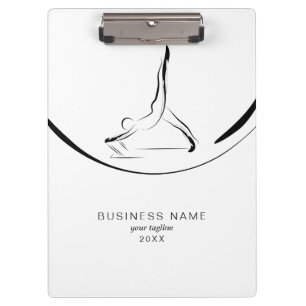 Zwei Pilates-Posen auf dem Reformer   Farbe Klemmbrett