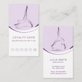 Zwei Pilates-Posen auf dem Reformer Treuekarte (Vorne/Hinten)