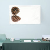 Zwei pinecones banner (Messeveranstaltung)