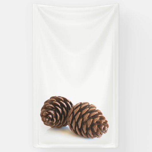 Zwei pinecones banner (Vertikal)