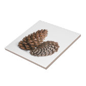 Zwei pinecones fliese (Seite)