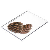 Zwei pinecones notizblock (Linke Seite)