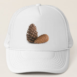 Zwei pinecones truckerkappe