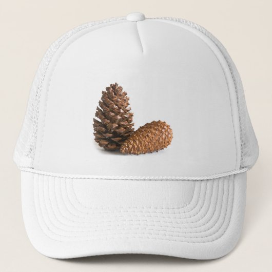 Zwei pinecones truckerkappe (Vorderseite)