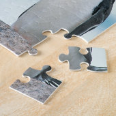 Zwei Pinguine mit Berührungsbaken Puzzle (Seite)