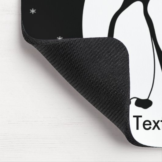 Zwei Pinguine Mousepad (Ecke)