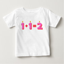 Zwei Pink 2. Geburtstags Baby Girl T - Shirt