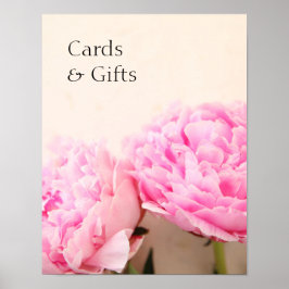 Zwei Pink-Karten-Pop-Karten-Geschenke Poster
