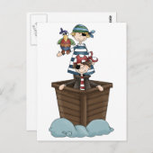 Zwei Piraten Postkarte (Vorne/Hinten)