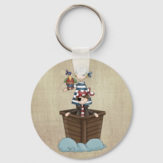 Zwei Piraten Schlüsselanhänger (Vorderseite)