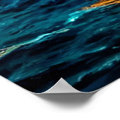 Zwei Piratenschiffe auf See | AI Art Poster (Ecke)