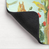 Zwei Platten Teppich hergestellt in eine Falte Mousepad (Ecke)
