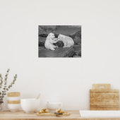 Zwei Polar Bären Cubs Poster (Küche)