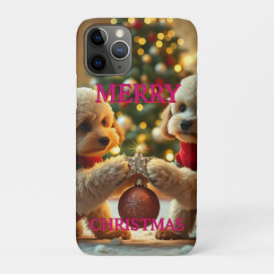 ZWEI POODLES FEIERN CHRISTMAS Case-Mate iPhone HÜLLE