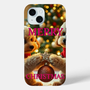 ZWEI POODLES FEIERN WEIHNACHTEN Case-Mate iPhone HÜLLE