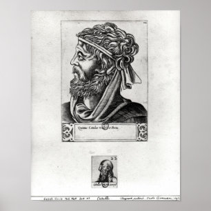 Zwei Porträts Catullus Poster